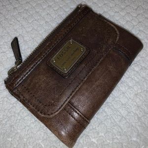 Brown Fossil Wallet